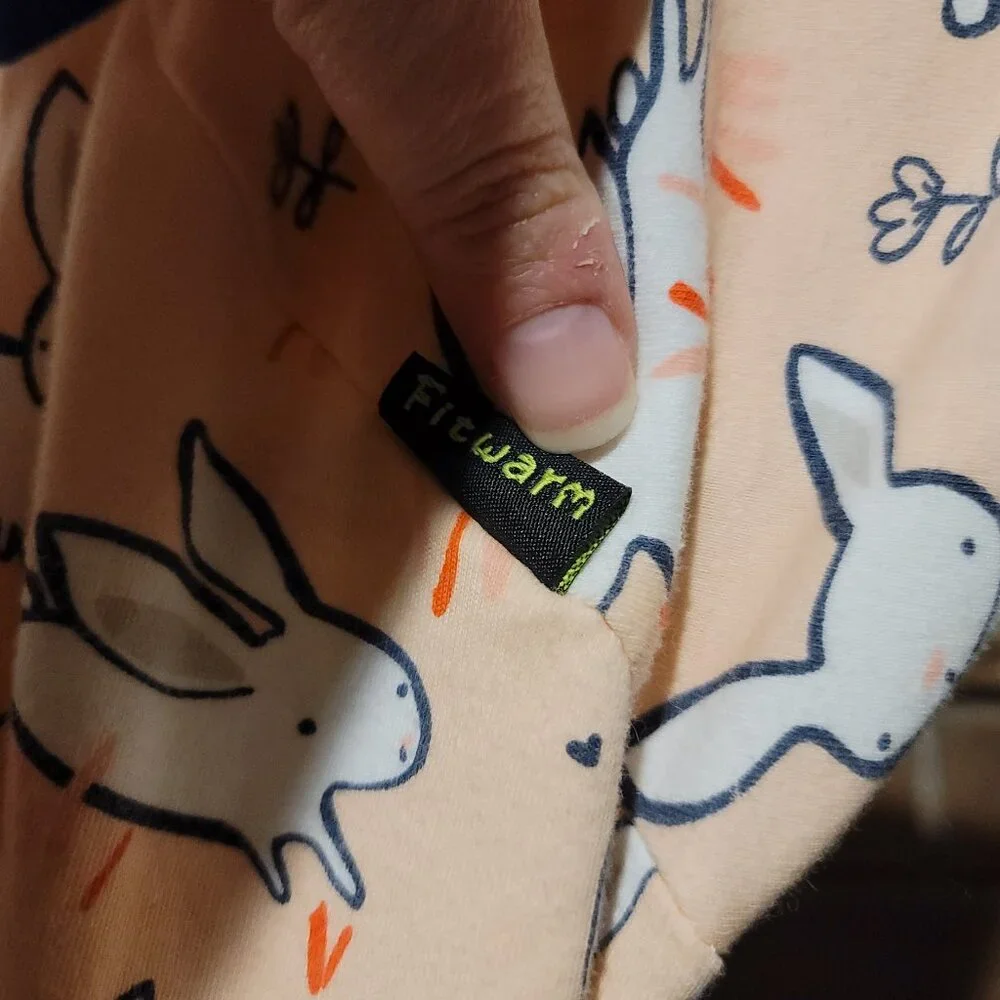 FitWarm Bunny Garden Bamboo Pet Pajamas Dog PJs Rabbit - Size XL